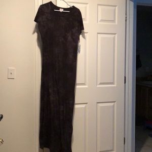 NWT Lularoe black acid wash Maria